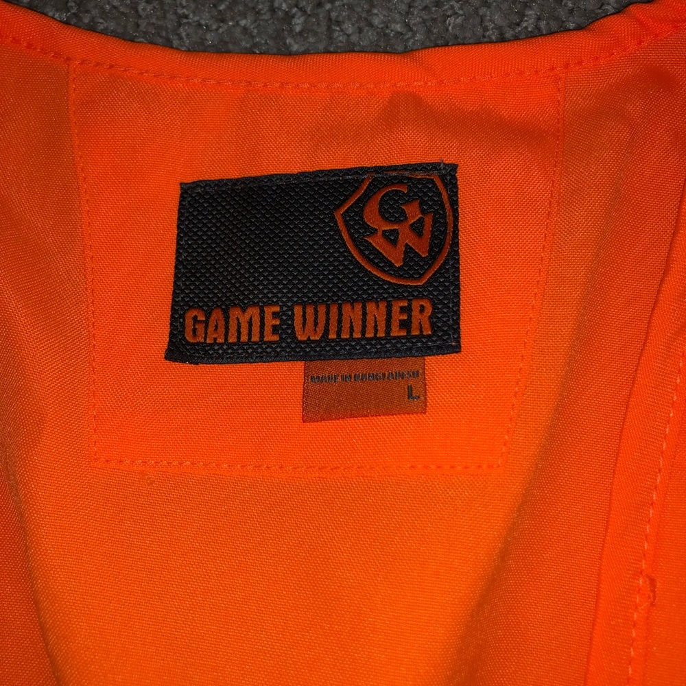 😼Organge Game Winner Hunting Vest😼 - Picture 4 of 8